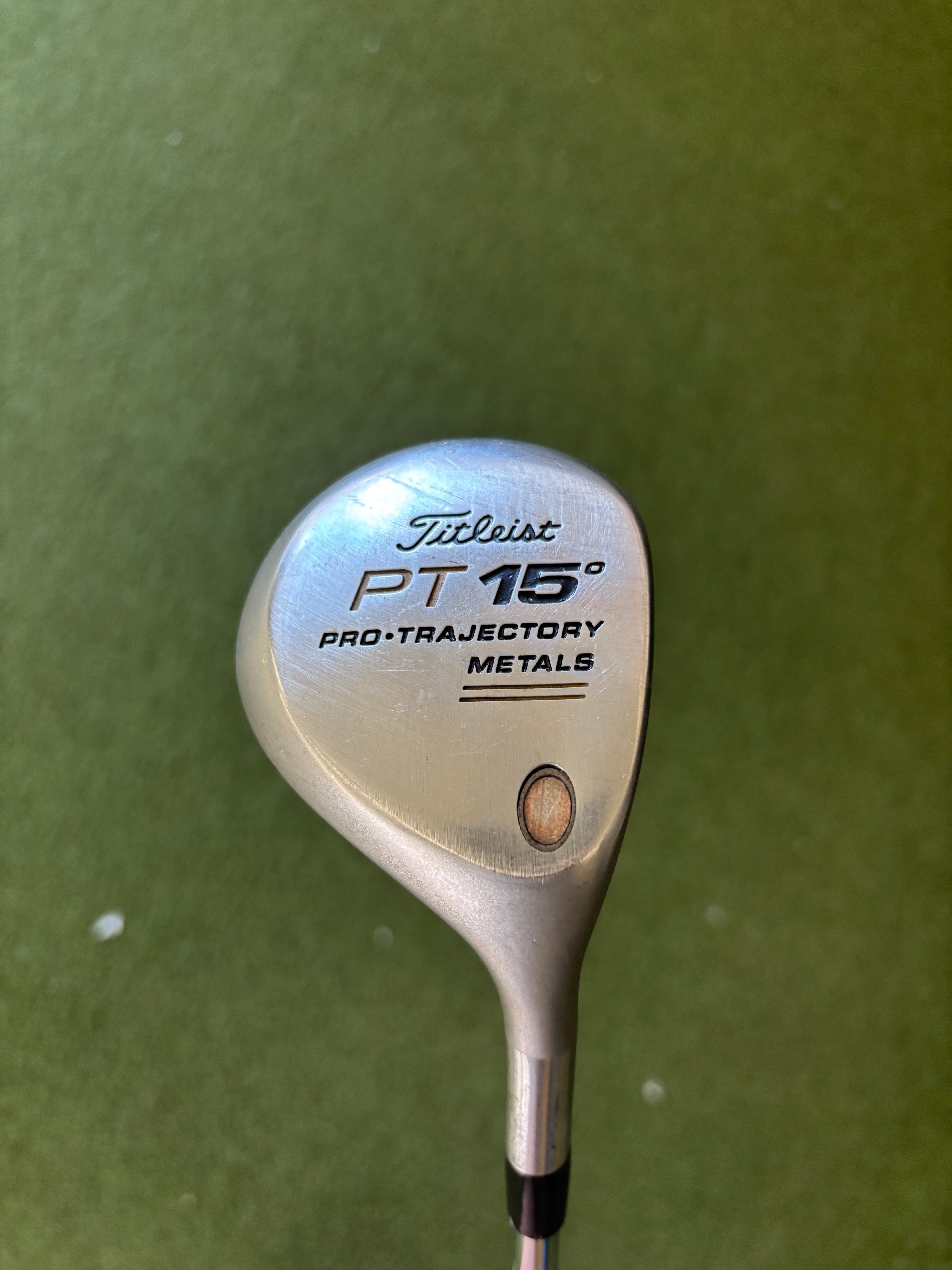 Titleist PT 15* Pro Trajectory Metal-Wood (Bore Thru) Dynamic gold